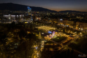 Sofia Christmas Fest 2024 и парка на НДК по залез