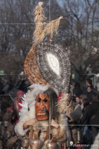 Огромни кукерски маски на Сурва 2016, Перник