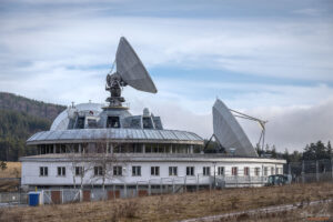 Телепорт Плана - сградата с форма на летяща чиния