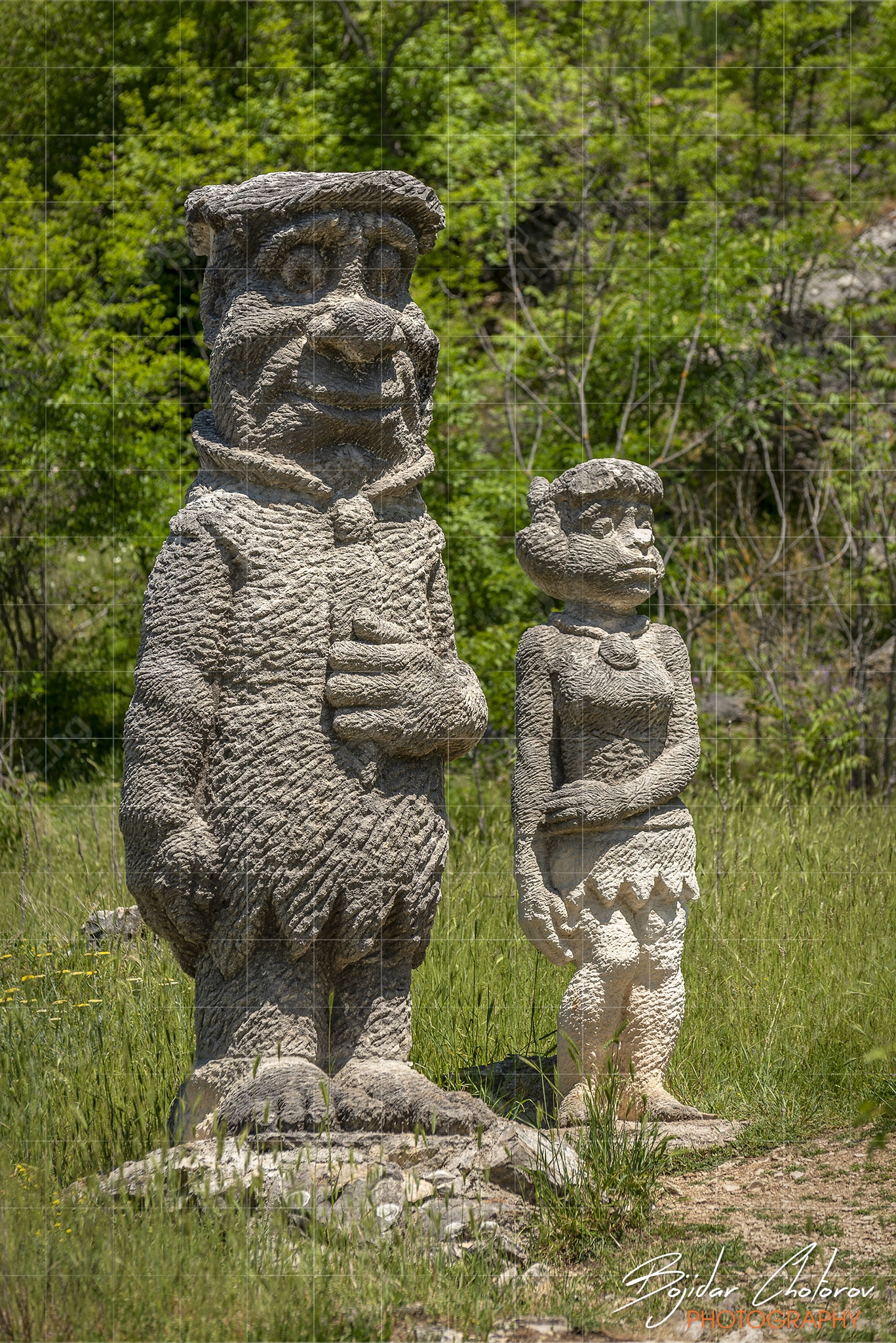 Семейство Флинтстоун край Карлуково