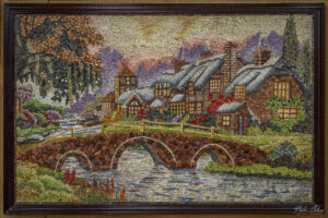 Работилница за мозайки в Мадаба - картинно пано