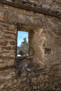 Амбразура в стените на Тикла кула