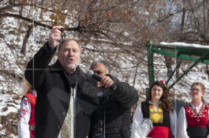 Освещаване на хляба и курбана в Шипка