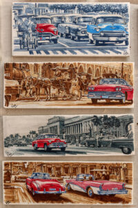 Тринидад, Куба - ръчно рисувани сувенири