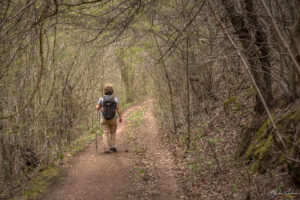 По-голямата част от маршрута до водопад Бигора е по черен път