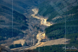 Връх Петровски кръст - поглед към автомагистрала Европа