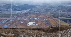 Връх Петровски кръст - поглед към Драгоманското блато