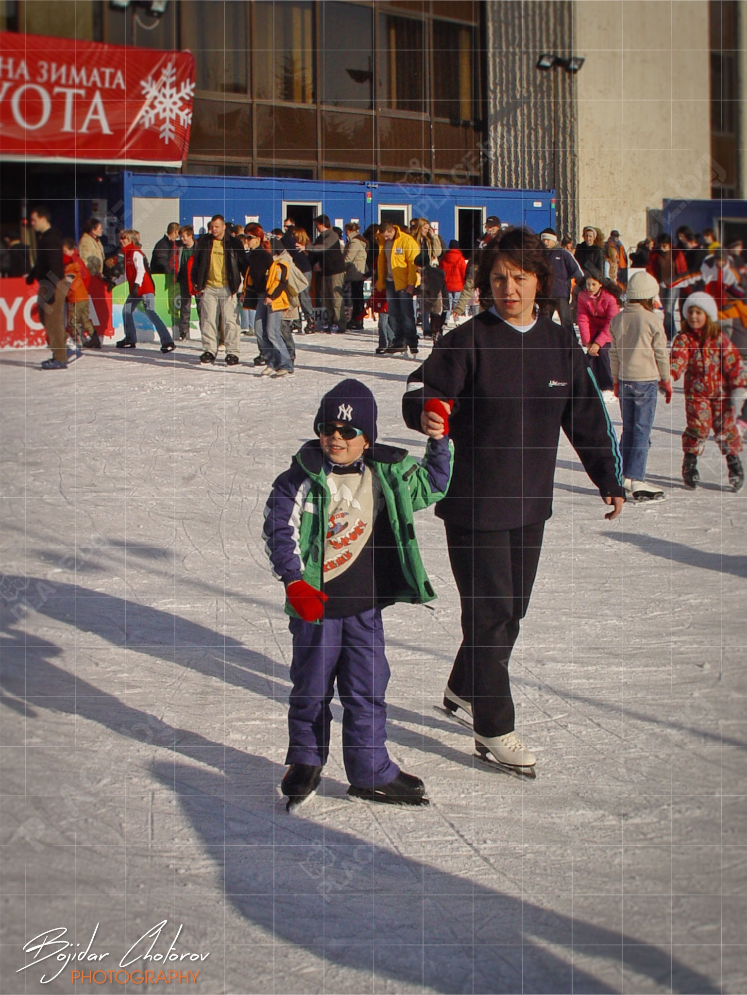Първи стъпки в зимните кънки